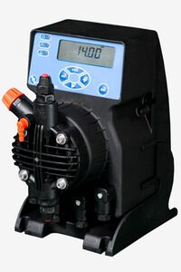 Etatron DLX pH-Rx-Cl/M 0115 PVDF solenoid metering pump PLX 27 222 5E 0115