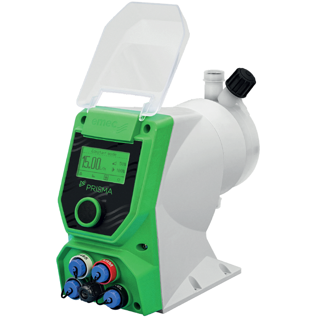 Bombas dosificadoras con motor paso a paso EMEC PRISMA 7-2 Bar 20-80 l/h CP(N)