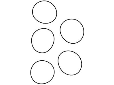 Grundfos Schüttgut, O-Ring 114,0x3,9mm Großmenge 98718951