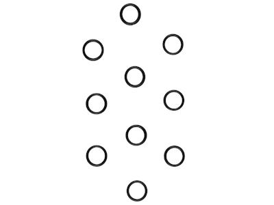 Grundfos vrac, joint torique FKM 12,81x9,25x1,78 grande quantité 99135597