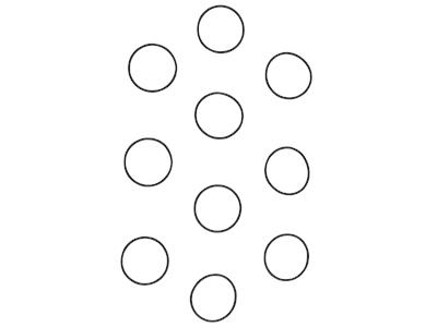 Grundfos bulk material, O-ring FKM 47x42x2,5 bulk quantity 99135621
