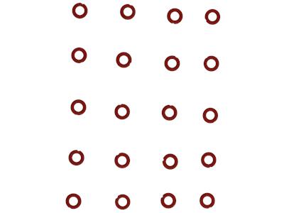 Grundfos bulk material, O-ring 10,1x5,3x2,4mm FKM spare part 99101284