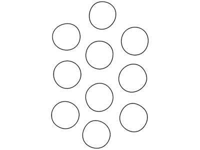 Grundfos material a granel, junta tórica NBR 80,2x75x2,6 cantidad a granel 99135665