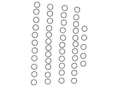 Grundfos bulk material, O-ring DN8/FKM/28x3,5 bulk quantity 98900618