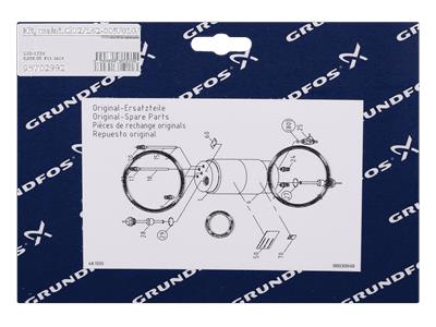 Grundfos kit, entretien ClO2/162-005/010/FKM/réacteur kit 95702992
