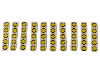 Grundfos placa, flecha f/dir amarillo granel 97796066