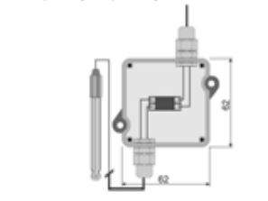 Impedance adapter for pH-Rx electrode Etatron 1 ACS 006
