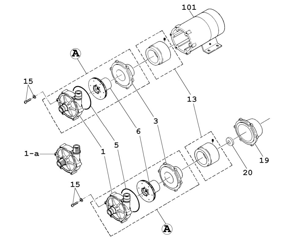 Pièces détachées Iwaki MD-55R-5