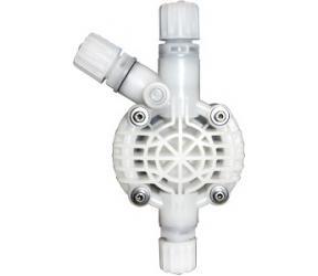 Cabeza de bomba Etatron PVDF Purga automática 5-15 l/h + diafragmas