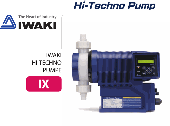 Iwaki IX-C060 and IX-C150 dosing pump series